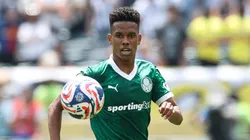 Estêvão é um dos destaques do Palmeiras. Foto: Cesar Greco/Palmeiras