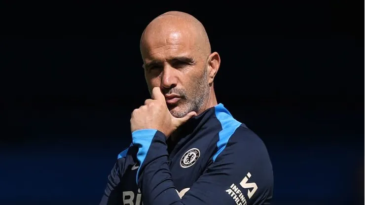 Enzo Maresca acompanhando a equipe do Chelsea - (Photo by Eddie Keogh/Getty Images)