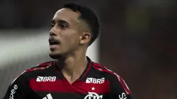 RJ - RIO DE JANEIRO - 22/02/2025 - CARIOCA 2025, FLAMENGO X MARICA - Matheus Goncalves jogador do Flamengo comemora seu gol durante partida contra o Marica no estadio Maracana pelo campeonato Carioca 2025.