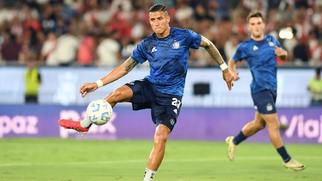 Juan Portilla no Talleres. Foto: Christian Alvarenga/Getty Images