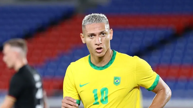 Richarlison na Seleção Brasileira. Foto: Toru Hanai/Getty Images