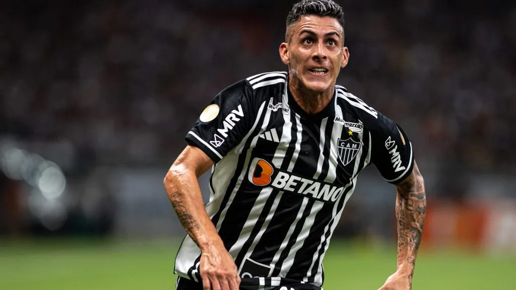 Pavón em ação pelo Atlético em 2023 –  Foto: Alessandra Torres/AGIF