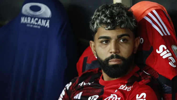 Gabigol enquanto atuava pelo Flamengo. (Photo by Wagner Meier/Getty Images)