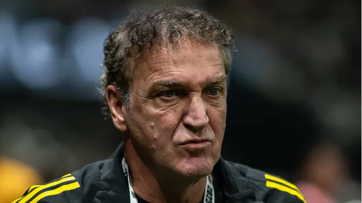 Cuca durante partida do Galo na Sul-Americana