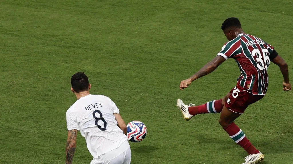 Foto: Michael Reaves/Getty Images – Hércules marcou o gol da classificação do Flu no Mundial de Clubes.