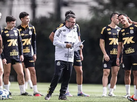 Santos mantém treinos fortes para o retorno no Brasileirão Betano