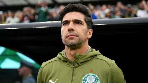 Abel Ferreira foi bastante comentado durante os 90 minutos. Photo by David Ramos/Getty Images