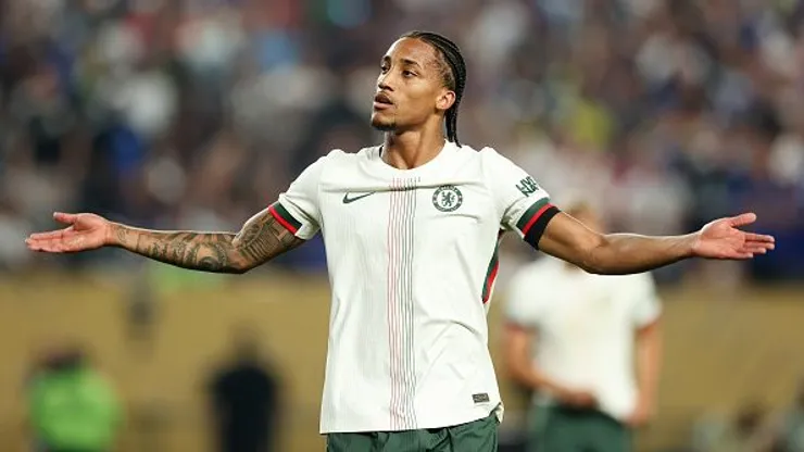 João Pedro fez os dois gols da partida a favor do Chelsea contra o Fluminense Foto: Dan Mullan/Getty Images
