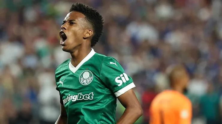 Estêvão se despediu do Palmeiras. Foto: Cesar Greco/Palmeiras
