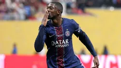 ATLANTA, GEORGIA - JULY 05: Ousmane Dembele #10 of Paris Saint-Germain celebrates scoring his team's second goal during the FIFA Club World Cup 2025 quarter-final match between Paris Saint-Germain and FC Bayern München at Mercedes-Benz Stadium on July 05, 2025 in Atlanta, Georgia. (Photo by Kevin C. Cox/Getty Images)