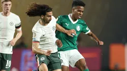 Cucurella e Estêvão em Palmeiras x Chelsea. Foto: Francois Nel/Getty Images