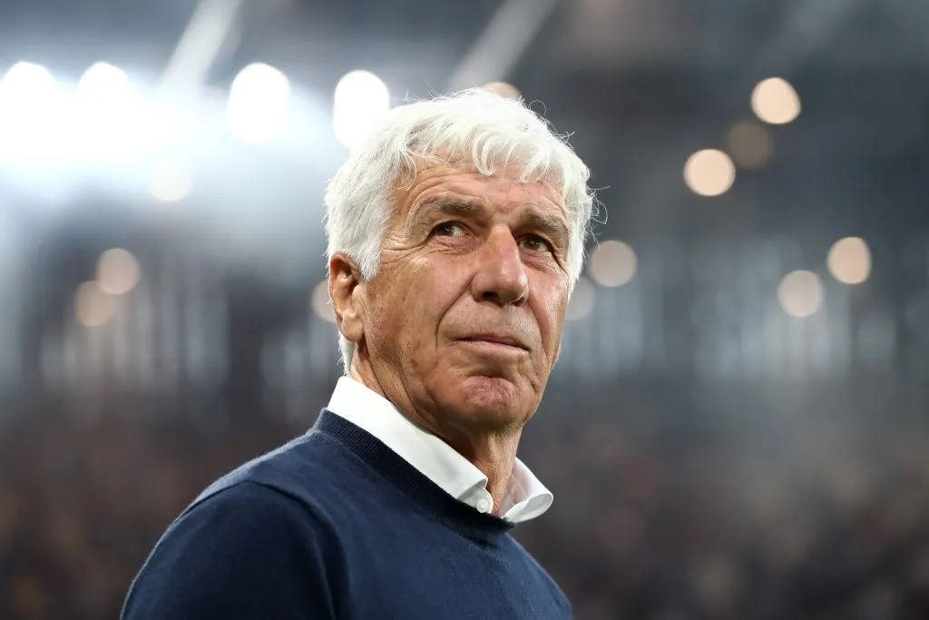 Gian Piero Gasperini chegou recentemente à Roma e é um dos principais incentivadores na negociação. Foto: Marco Luzzani/Getty Images.