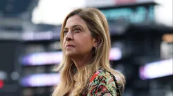 Leila durante o pré-jogo de Chelsea x Palmeiras