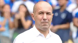 Leonardo Jardim em apresentação na Raposa