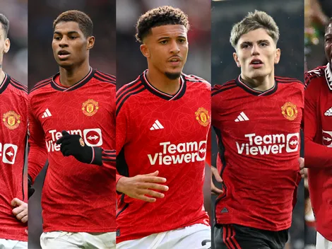 Antony, Rashford, Sancho, Garnacho e Malacia estão liberados pelo United