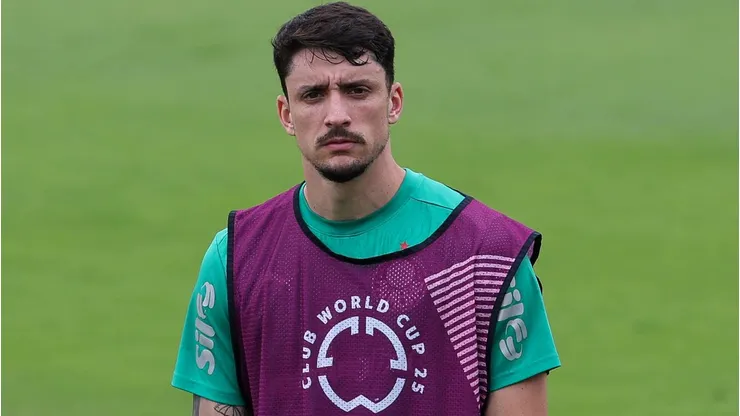 Piquerez durante treinamento pelo Palmeiras, nos Estados Unidos. Foto: Cesar Greco/SEP