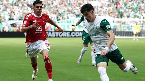 Piquerez durante partida. Foto: Al Bello/Getty Images