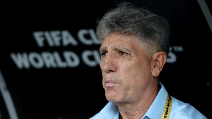 ORLANDO, FLORIDA - JULY 04: Renato Portaluppi, Head Coach of Fluminense FC looks on prior to the FIFA Club World Cup 2025 quarter final match between Fluminense FC and Al Hilal at Camping World Stadium on July 04, 2025 in Orlando, Florida. (Photo by Buda Mendes/Getty Images)