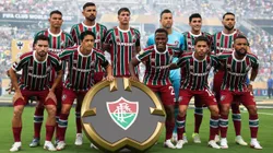 ORLANDO, FLORIDA - JULY 04: Players of Fluminense FC pose for a team photo prior to the FIFA Club World Cup 2025 quarter final match between Fluminense FC and Al Hilal at Camping World Stadium on July 04, 2025 in Orlando, Florida. (Photo by Buda Mendes/Getty Images)