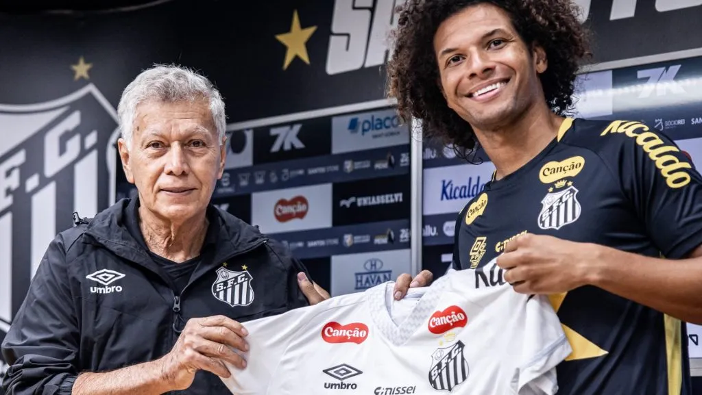 Willian Arão foi anunciado recentemente - Foto: Raul Baretta/Santos FC.