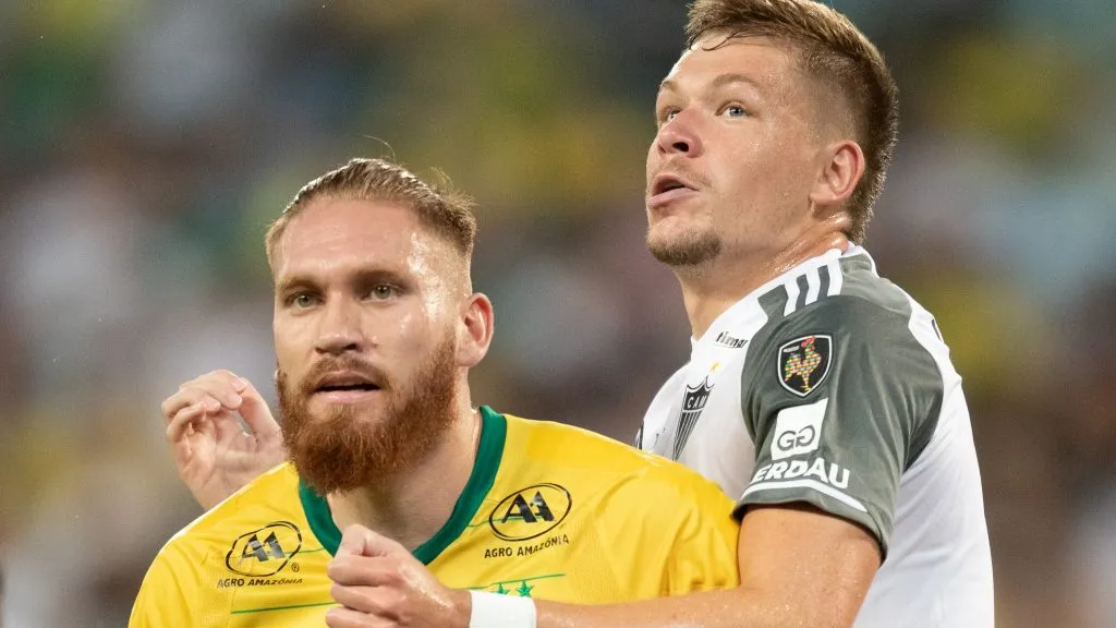 Fuchs em ação pelo Galo no Brasileirão de 2024 – . Foto: Gil Gomes/AGIF