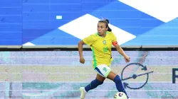 Marta em campo com a Seleção Brasileira Feminina - Foto: Lívia Villas Boas / CBF