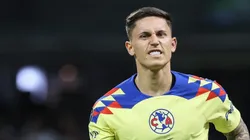Brian Rodríguez durante partida pelo América, do México.