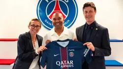 Anúncio de Paulo César no PSG. Foto: PSG/Divulgação