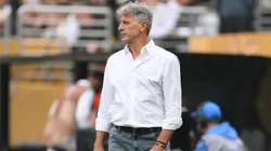 EAST RUTHERFORD, NEW JERSEY - JUNE 17: Renato Portaluppi, Head Coach of Fluminense FC, looks on during the FIFA Club World Cup 2025 group F match between Fluminense FC and Borussia Dortmund at MetLife Stadium on June 17, 2025 in East Rutherford, New Jersey. (Photo by David Ramos/Getty Images)