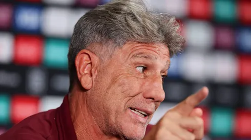 Renato Gaúcho durante coletiva de imprensa antes da semifinal do Mundial.