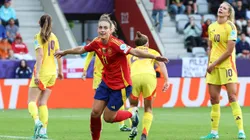 THUN, SWITZERLAND - JULY 07: Alexia Putellas of Spain celebrates scoring her team's sixth goal during the UEFA Women's EURO 2025 Group B match between Spain and Belgium at Arena Thun on July 07, 2025 in Thun, Switzerland. (Photo by Alexander Hassenstein/Getty Images)