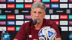Renato Gaúcho durante coletiva. Photo by Alex Grimm/Getty Images