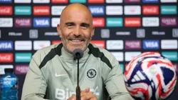 Treinador falou sobre o Abel Ferreira durante coletiva. Photo by Alex Grimm/Getty Images