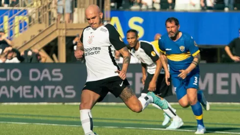 Fábio Santos em amistoso Corinthians x Boca Juniors - Foto: Reprodução/Instagram