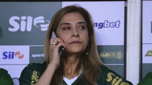 Leila Pereira quer manter o técnico por mais tempo no Palmeiras - Foto: Ettore Chiereguini/AGIF.