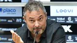 SP - SANTOS - 25/06/2025 - SANTOS, APRESENTACAO - Coletiva de imprensa do novo Diretor Executivo de Futebol do Santos FC, Alexandre Mattos.