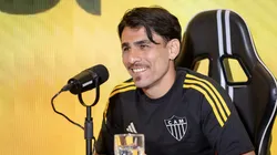 Junior Alonso participou do GaloCast. Foto: Pedro Souza/Atlético-MG.