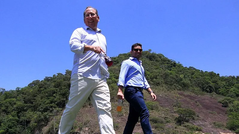 John Textor e Thairo Arruda. Foto: Vitor Silva/Botafogo.