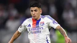 Almada estava jogando pelo Lyon - (Foto: Michael Steele/Getty Images).