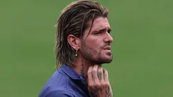 De Paul durante treinamento pelo Atlético de Madrid, no Mundial de Clubes. Foto: Stu Forster