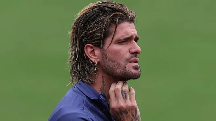 De Paul durante treinamento pelo Atlético de Madrid, no Mundial de Clubes. Foto: Stu Forster