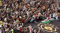 Torcida do Fluminense em jogo contra o Al-Hilal pelas quartas de final do Mundial. (Photo by Michael Reaves/Getty Images)