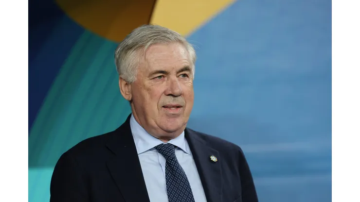 Carlo Ancelotti foi exaltado na Seleção Brasileira - Photo by Wagner Meier/Getty Images).