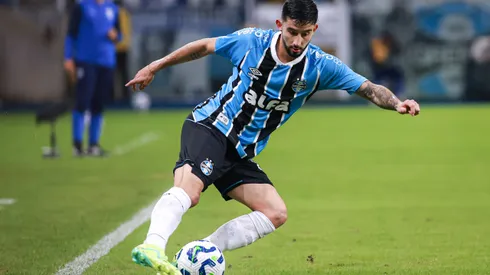 RS - PORTO ALEGRE - 20/05/2025 - COPA DO BRASIL 2025, GREMIO X CSA - Mathias Villasanti jogador do Gremio durante partida contra o CSA no estadio Arena do Gremio pelo campeonato Copa Do Brasil 2025. Foto: Maxi Franzoi/AGIF