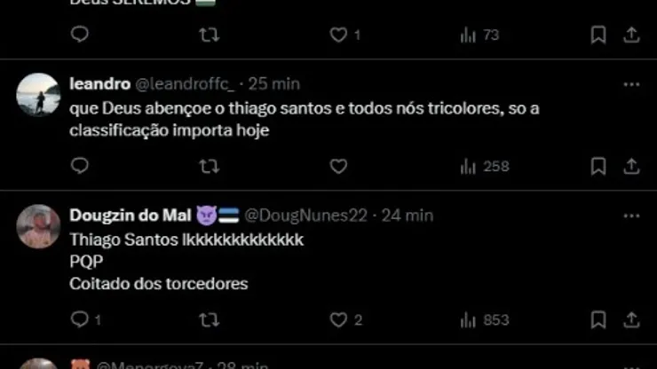 Reações tricolores