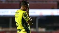 Reinaldo jogador do Mirassol lamenta durante partida contra o São Paulo - Foto: Fabio Giannelli/AGIF