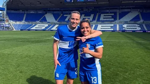 Ivana Fuso como jogadora do Birmingham City Women