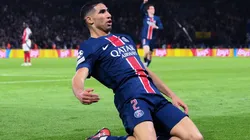 PSG de Achraf Hakimi eliminou o Arsenal na semifinal da Liga dos Campeões (Photo by David Ramos)