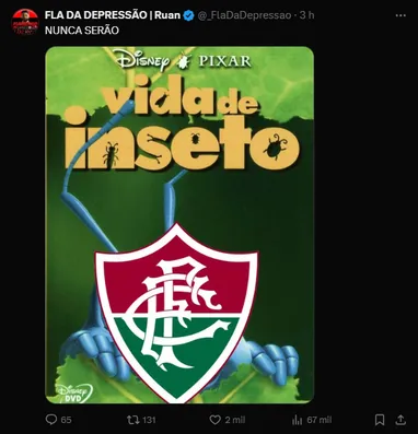 Print dos comentários no perfil oficial do Fluminense no X.