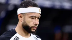 Memphis Depay durante partida entre Corinthians e América de Cali, na Neo Química Arena, pela Copa Sul-Americana.